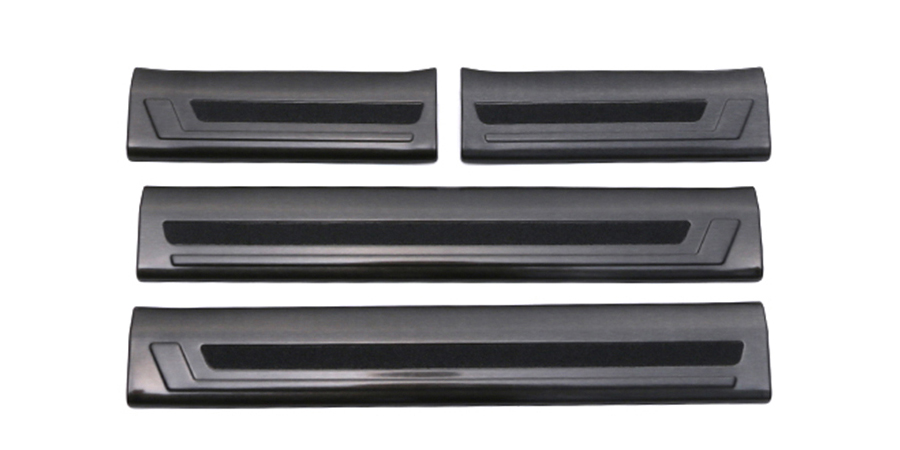 Black Hairline Car Door Sills For Rav4 XA50