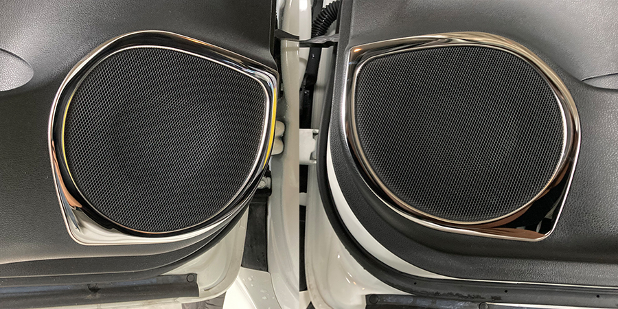 Car Exterior Accessories Door Speaker Ring For Leaf Ze1